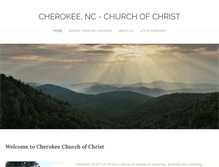 Tablet Screenshot of cherokeecofc.com